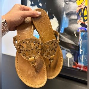 Tory Burch Miller Sandal Tan sz 8